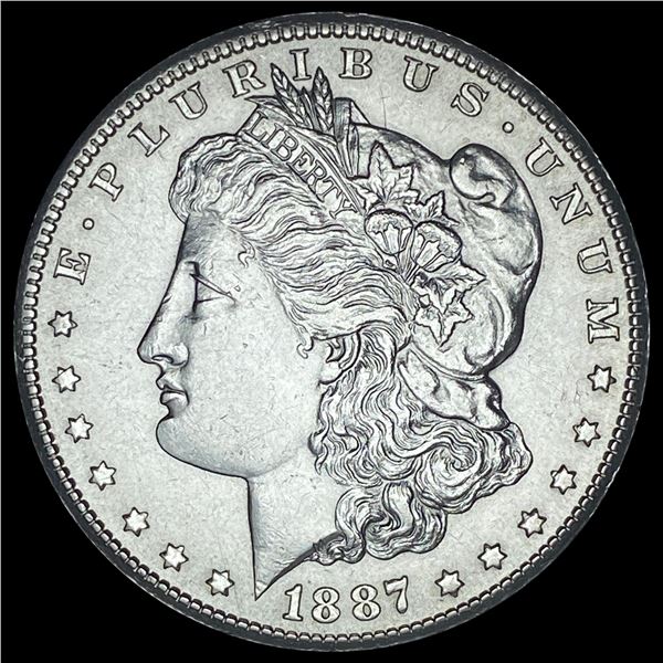 1887-S Silver Morgan Dollar CHOICE AU
