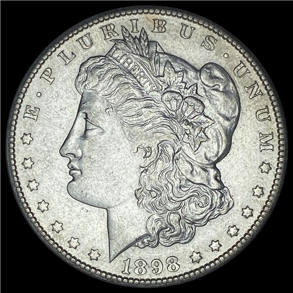 1898-S Silver Morgan Dollar CHOICE AU