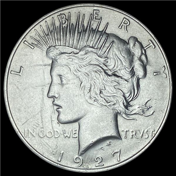 1927-D Silver Peace Dollar CLOSE UNC