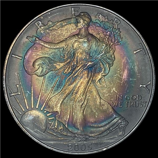 2005 1 oz Silver American Eagle $1 SUPERB GEM  BU