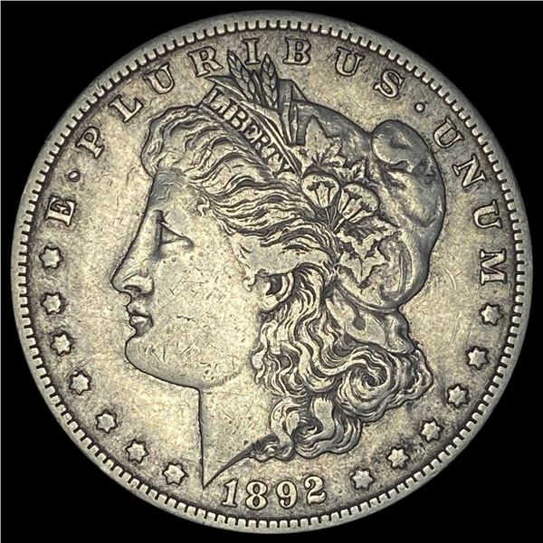 1892-S Silver Morgan Dollar NEARLY  UNCIRCULATED