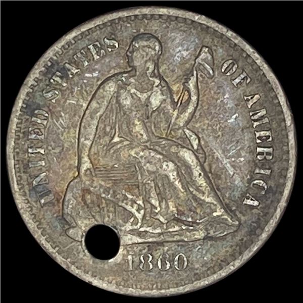 1860-O Silver Half Dime HIGH GRADE