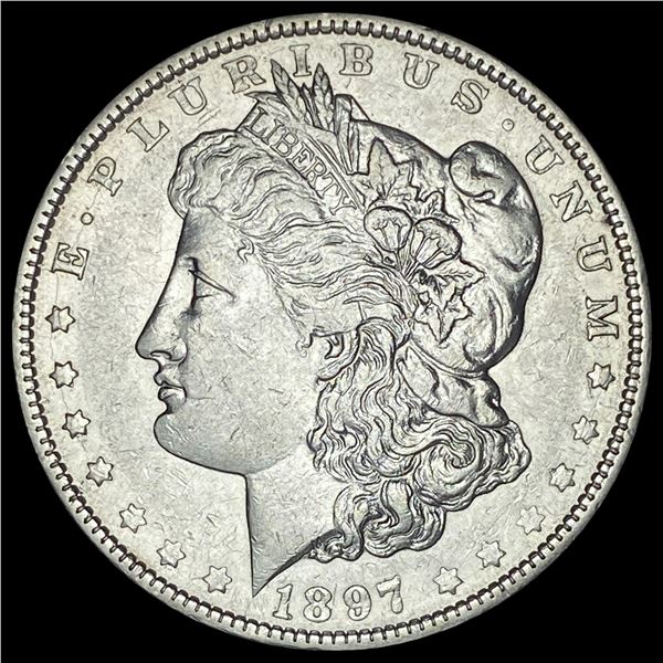 1897-S Silver Morgan Dollar NEARLY  UNCIRCULATED