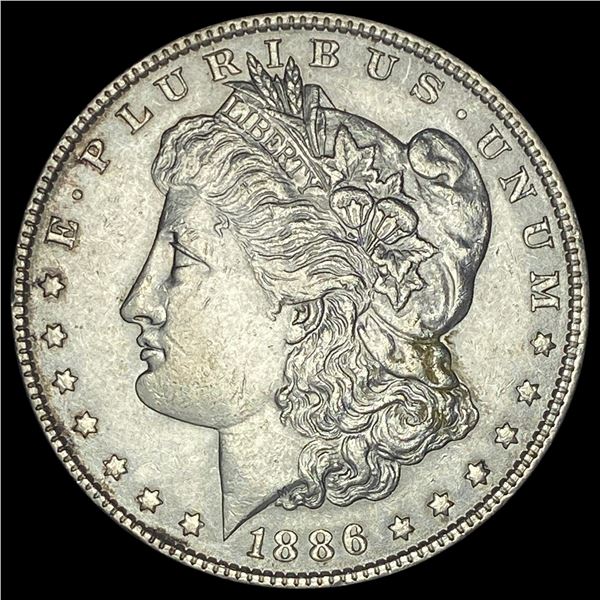 1886 Silver Morgan Dollar CHOICE AU