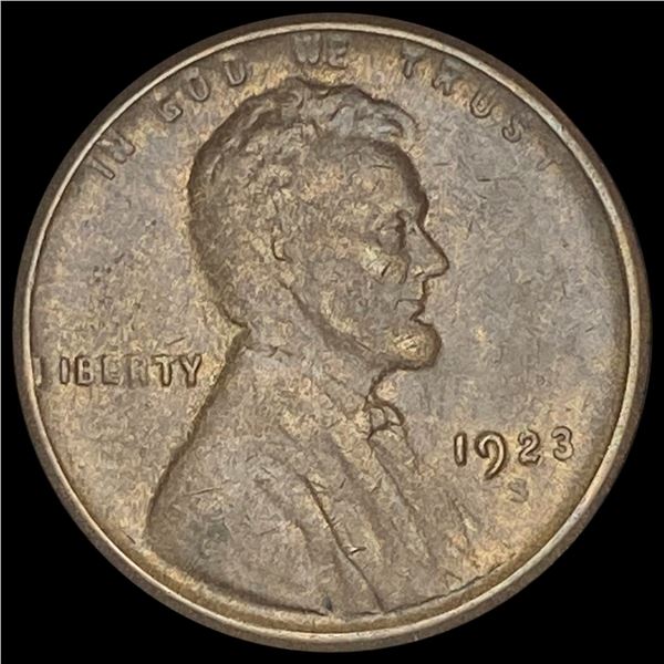 1923-S Lincoln Wheat Cent CLOSE UNC
