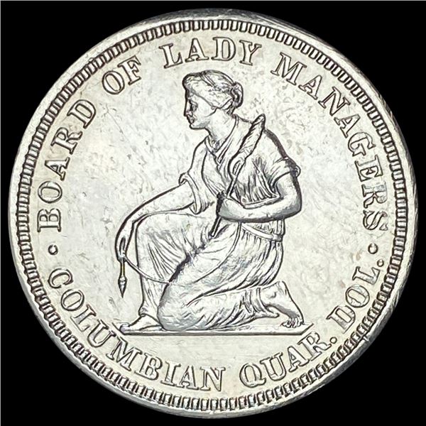 1893 Silver Isabella Quarter UNCIRCULATED