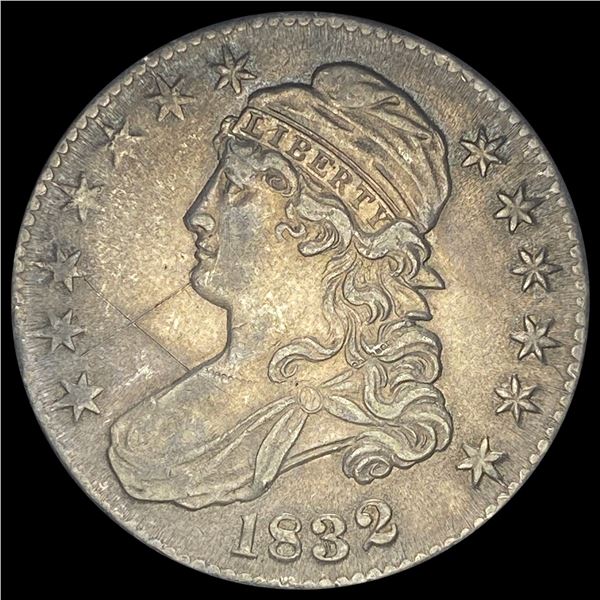 1832 Capped Bust Silver Half Dollar CLOSELY  UNCIRCULATED