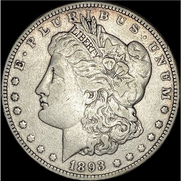 1893 Silver Morgan Dollar NEARLY UNCIRCULATED