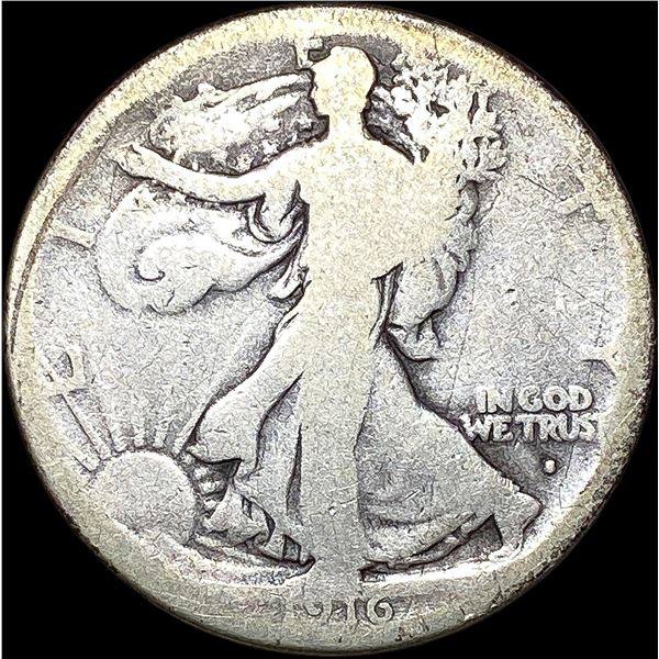 1916-S Walking Liberty Half Dollar NICE CIRC