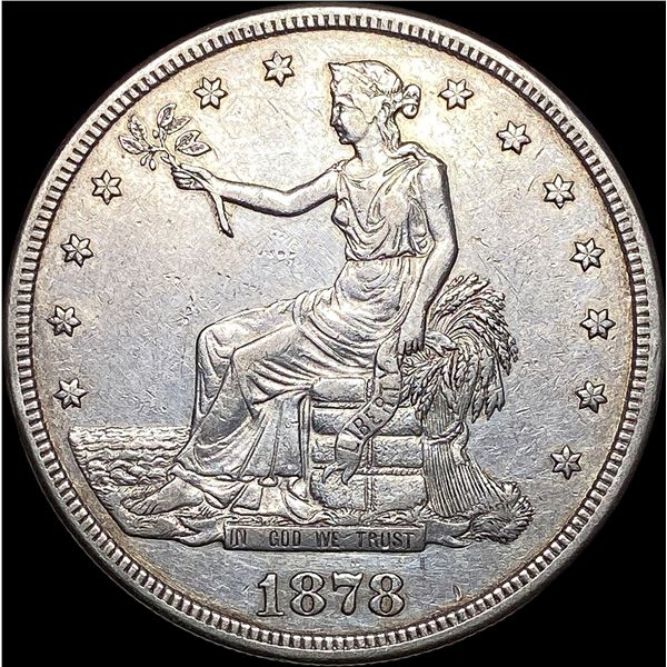 1878-S Silver Trade Dollar CLOSELY  UNCIRCULATED