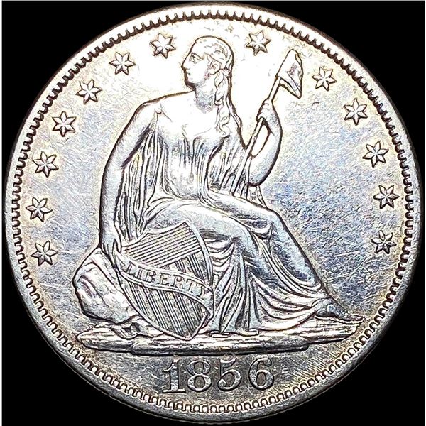1856-O Seated Liberty Half Dollar NICELY  CIRCULATED