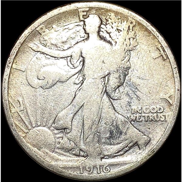 1916 Walking Liberty Half Dollar NICELY  CIRCULATED