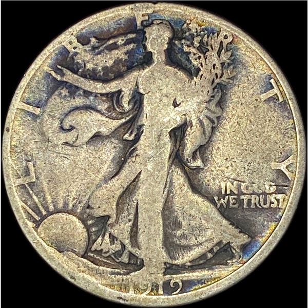 1919-D Walking Liberty Half Dollar NICELY  CIRCULATED