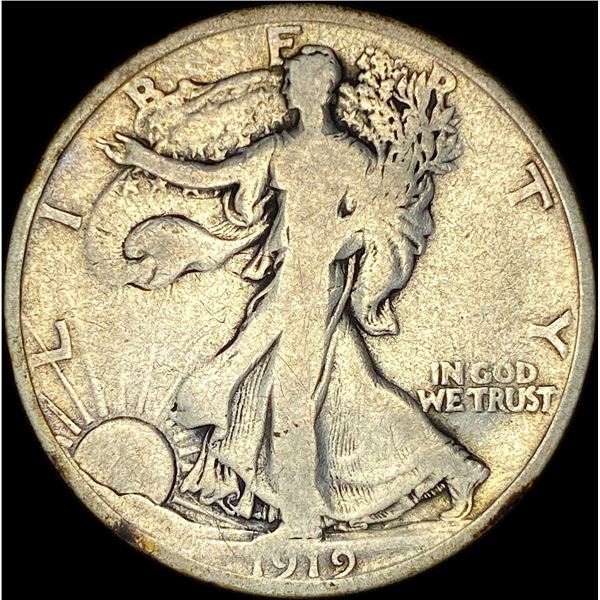1919-D Walking Liberty Half Dollar NICELY  CIRCULATED