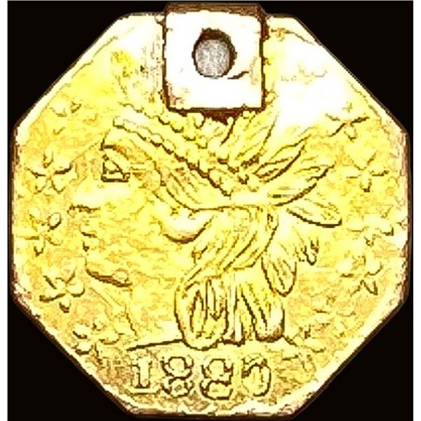 1880 1/4 Dollar California Gold Fractional  HIGH GRADE
