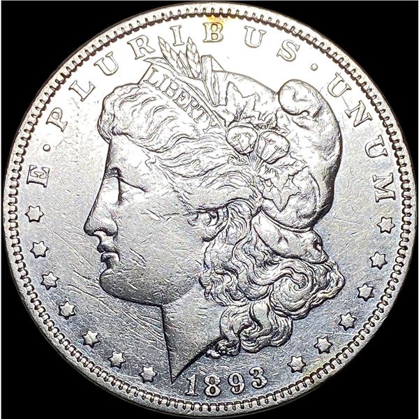 1893 Silver Morgan Dollar NEAR UNC