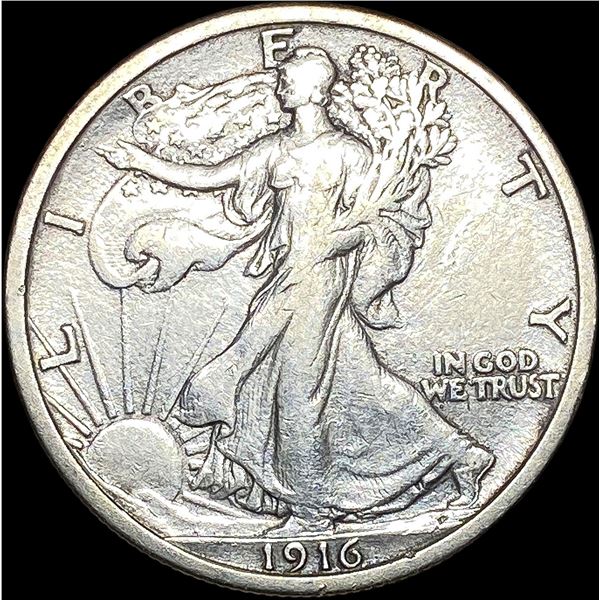 1916 Walking Liberty Half Dollar CLOSELY  UNCIRCULATED