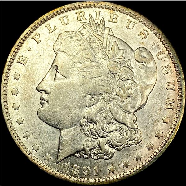 1891-O Silver Morgan Dollar NEARLY  UNCIRCULATED