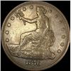 Image 1 : 1876 Silver Trade Dollar NEARLY UNCIRCULATED