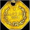 Image 2 : 1871 Gold 1/2 Dollar California Fractional  HIGH GRADE