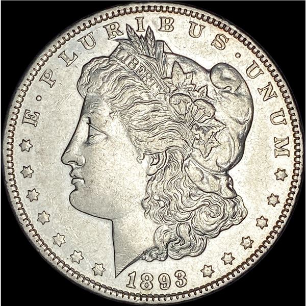 1893 Silver Morgan Dollar CLOSELY  UNCIRCULATED