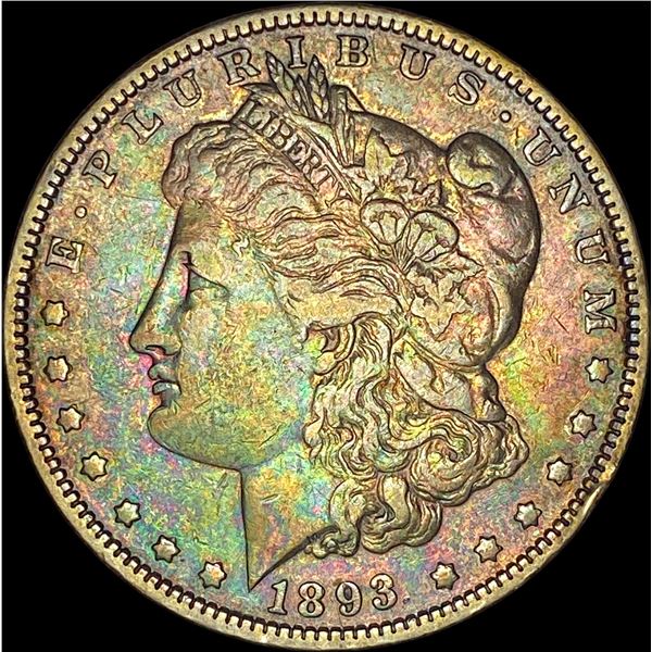 1893 Silver Morgan Dollar NEARLY UNCIRCULATED