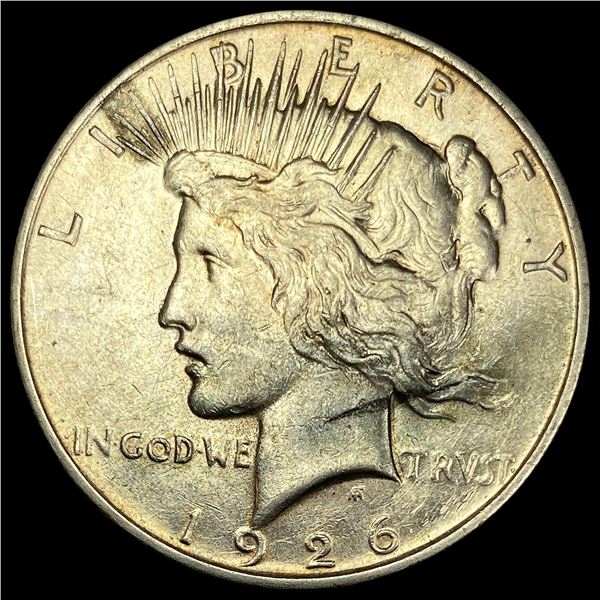 1926-D Peace Silver Dollar CHOICE AU
