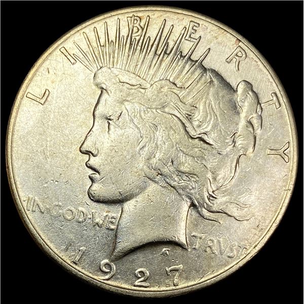 1927-S Silver Peace Dollar NEARLY  UNCIRCULATED