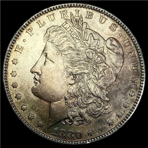 1880-O Micro O Silver Morgan Dollar  UNCIRCULATED