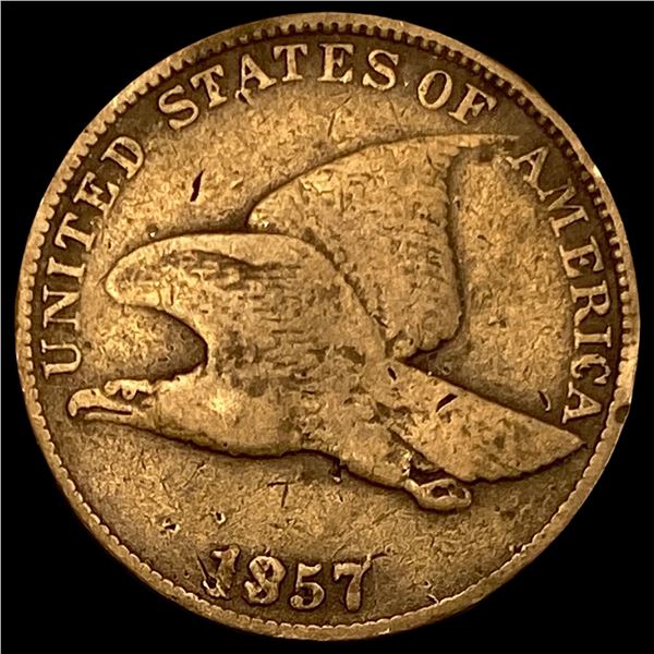 1857 Flying Eagle Cent LIGHTLY CIRCULATED