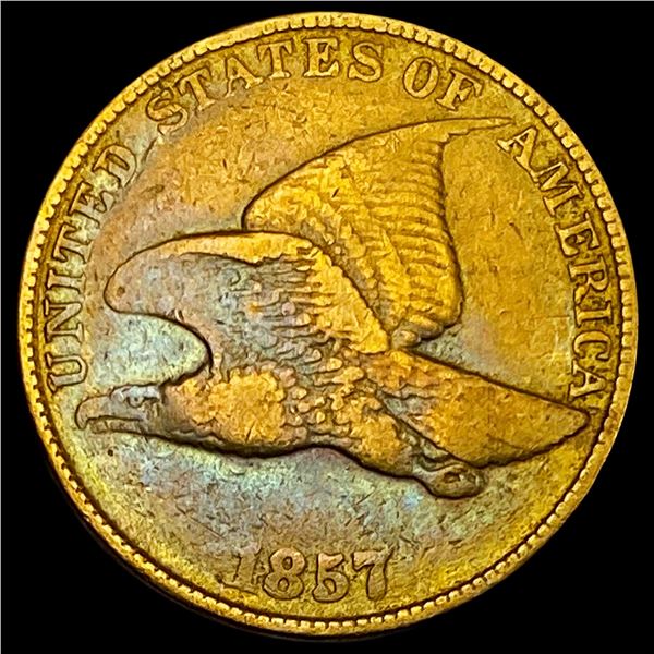 1857 Flying Eagle Cent LIGHTLY CIRCULATED