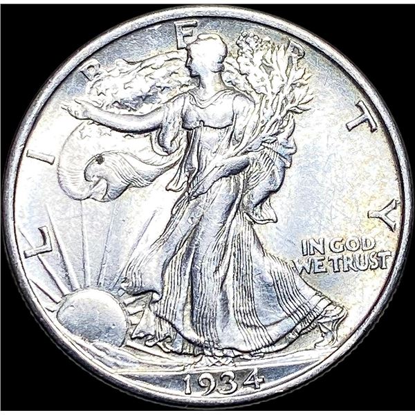 1934 Silver Half Dollar Walking Liberty  UNCIRCULATED