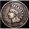 Image 1 : 1908-S Indian Head Cent LIGHTLY CIRCULATED