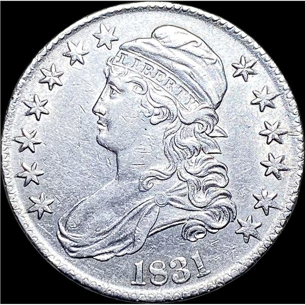 1831 Capped Bust Half Dollar CLOSELY  UNCIRCULATED