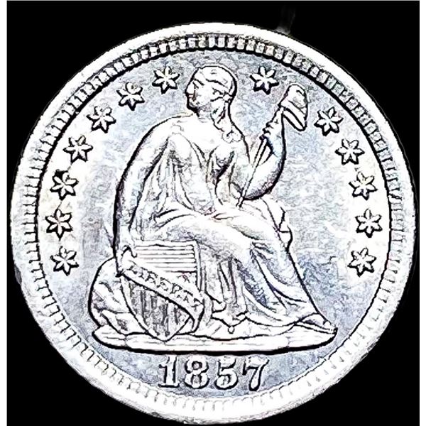 1857-O Silver Half Dime CHOICE AU