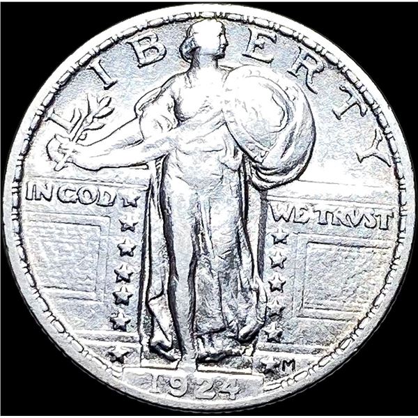 1924 Standing Liberty Silver Quarter CLOSELY  UNCIRCULATED