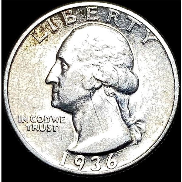 1936-D Silver Washington Quarter CLOSELY  UNCIRCULATED