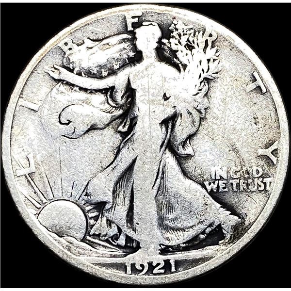 1921-D Silver Walking Liberty Half Dollar  NICE CIRC