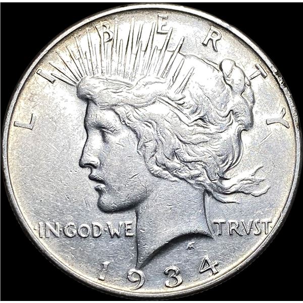 1934-D Silver Peace Dollar CLOSELY  UNCIRCULATED