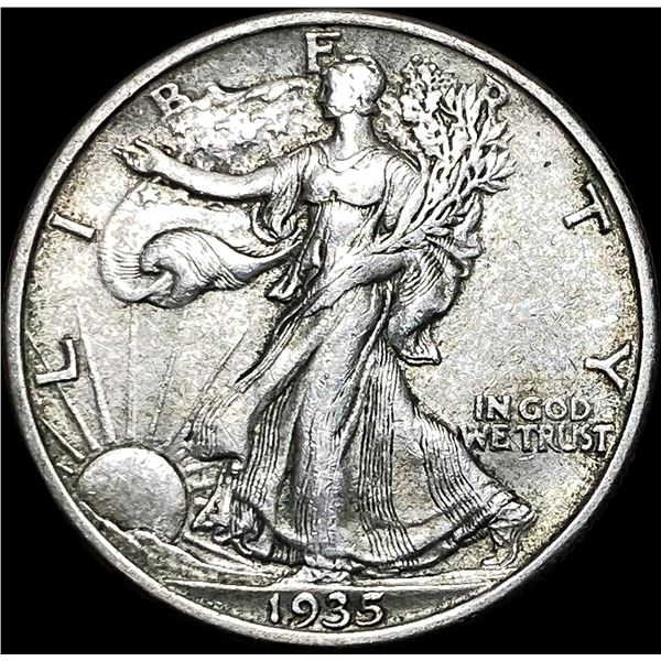 1935-S Silver Walking Liberty Half Dollar  CLOSELY UNCIRCULATED