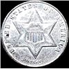 Image 1 : 1851 Silver Three-Cent Piece CLOSELY  UNCIRCULATED