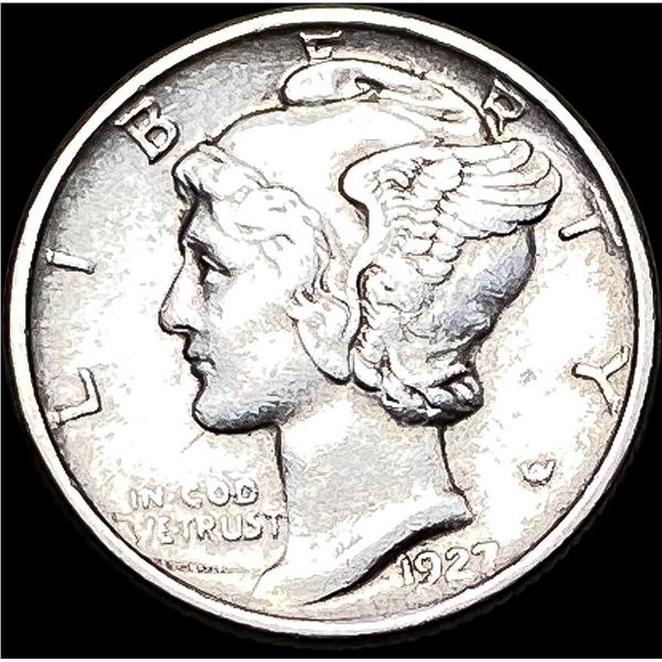 1927 Mercury Dime NEARLY UNCIRCULATED