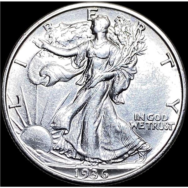 1936-D Silver Walking Liberty Half Dollar  UNCIRCULATED