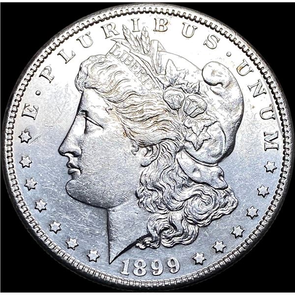 1899-S Silver Morgan Dollar CHOICE AU