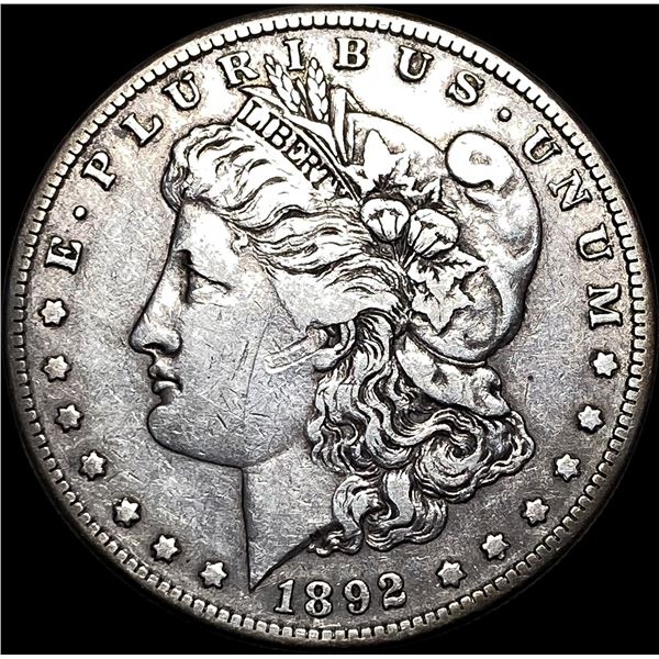1892-S Silver Morgan Dollar LIGHTLY  CIRCULATED