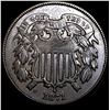 Image 1 : 1871 Copper Two-Cent Piece NEARLY  UNCIRCULATED