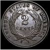 Image 2 : 1871 Copper Two-Cent Piece NEARLY  UNCIRCULATED