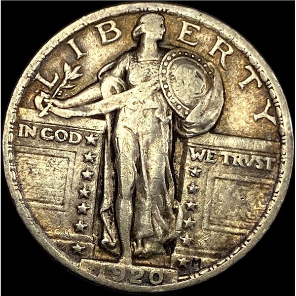 1920 Standing Liberty Silver Quarter NEAR UNC