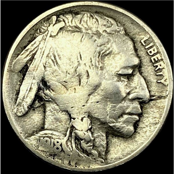 1918-D Buffalo Nickel NICELY CIRCULATED
