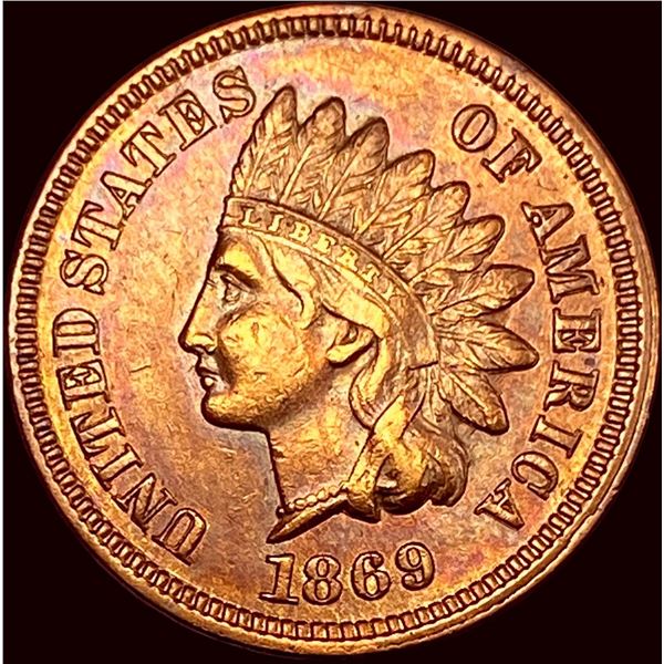 1869 Indian Head Cent CLOSELY UNCIRCULATED